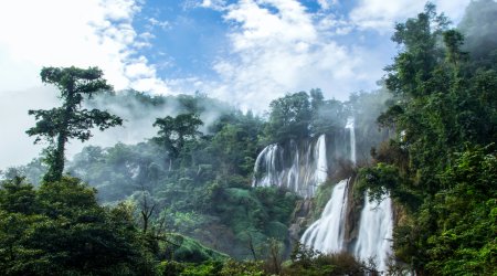 آبشار Thi Lo Su بزرگترین آبشار تایلند